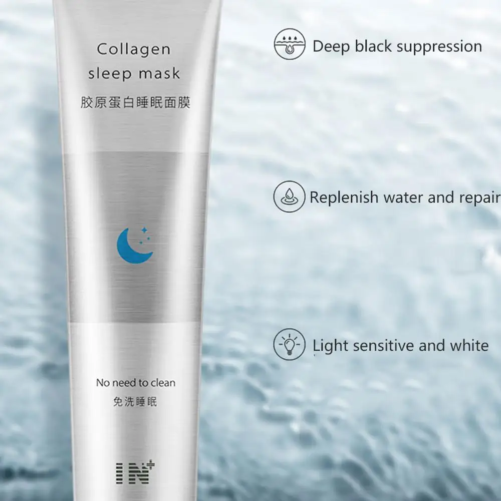 100ml Ollagen Jelly Mask Gelly Wash-free Moisturizing Smearing Type Hydrating Shrinking Pores Sleeping Mask Cosmetics Makeup
100ml Ollagen Jelly Mask Gelly Wash-free Moisturizing Smearing Type Hydrating Shrinking Pores Sleeping Mask Cosmetics Makeup