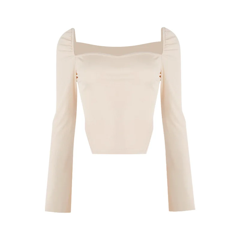 2021 Women's Summer Blouse Irregular Crop Top Clothing for Women Long Sleeve Shirt Solid Square Collar Tops Women's Clothing
2021 Women's Summer Blouse Irregular Crop Top Clothing for Women Long Sleeve Shirt Solid Square Collar Tops Women's Clothing