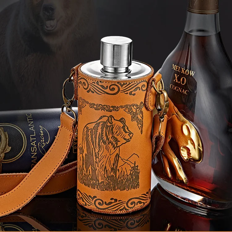 Портативная фляжка из нержавеющей стали персонализированные кожаные напольные креативные Ретро Хип-фляги Мужские Подарочные Cantimplora посуд...
Портативная фляжка из нержавеющей стали персонализированные кожаные напольные креативные Ретро Хип-фляги Мужские Подарочные Cantimplora посуд...