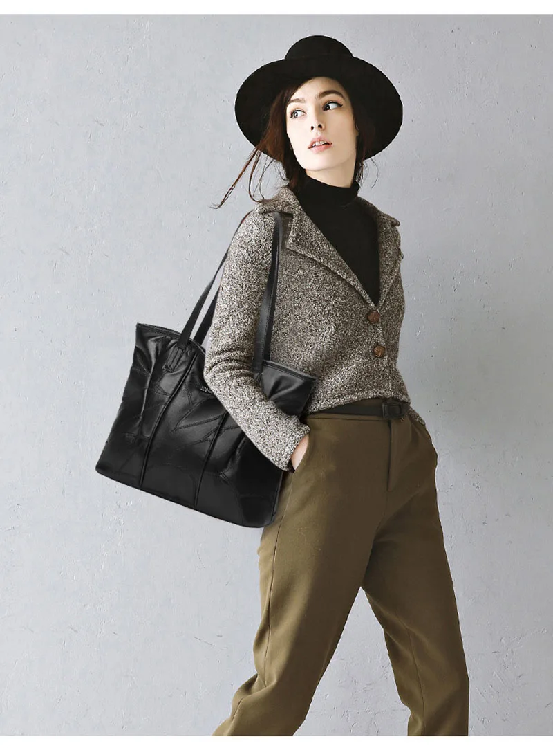 Women Unique Design leather handbag large capacity Lady Pu Leather Tote Lady black Hand bag
Women Unique Design leather handbag large capacity Lady Pu Leather Tote Lady black Hand bag