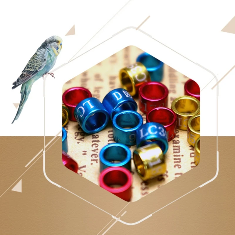

50 шт Pigeon полосы птица 5 мм с кольцом для пальца видов определить тренировочные кольца Pet птица этикетка знак для голубь цыпленка небольшой