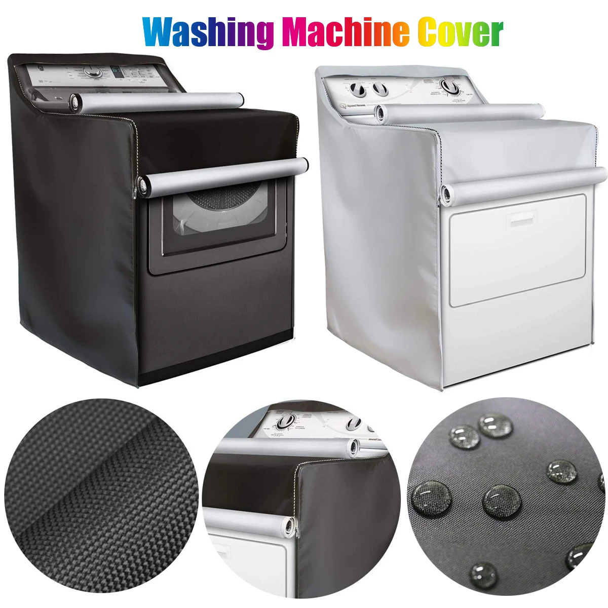 Washing Machine Cover Laundry Dryer Waterproof Protect Dustproof Sunscreen Cover for Home Balcony Polyester Fabric with Zipper
Washing Machine Cover Laundry Dryer Waterproof Protect Dustproof Sunscreen Cover for Home Balcony Polyester Fabric with Zipper