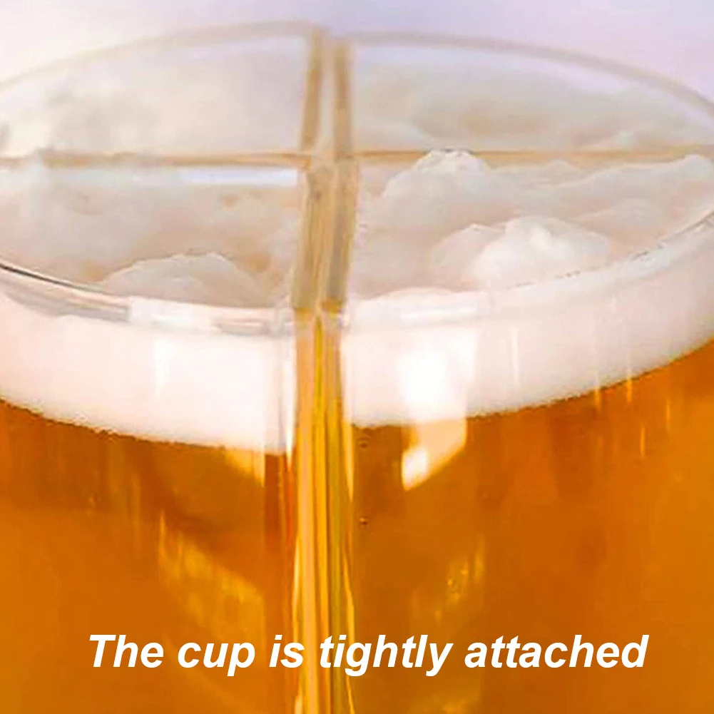 Beer Dispenser Super Schooner Cups Beer Mugs Set 4 in 1 Connected Drinking apacity Wine Acrylic Cupes for Night Club Home Bars
Beer Dispenser Super Schooner Cups Beer Mugs Set 4 in 1 Connected Drinking apacity Wine Acrylic Cupes for Night Club Home Bars