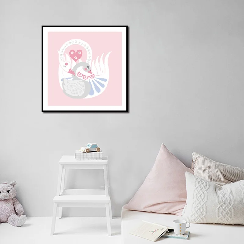 Posters Cartoon Swans Love Pink Canvas Painting and Prints Wall Art Decoration for Living Room and Bedroom Frameless Style
Posters Cartoon Swans Love Pink Canvas Painting and Prints Wall Art Decoration for Living Room and Bedroom Frameless Style