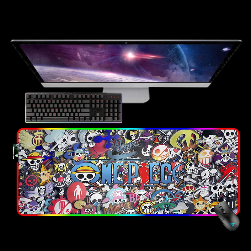 ONE PIECE Anime Rgb Mousepad Gamer Mouse Mats Mausepad Gamers Accessories Big Mouse Pad Xxl Desk Mat Mice Keyboards Computer
ONE PIECE Anime Rgb Mousepad Gamer Mouse Mats Mausepad Gamers Accessories Big Mouse Pad Xxl Desk Mat Mice Keyboards Computer