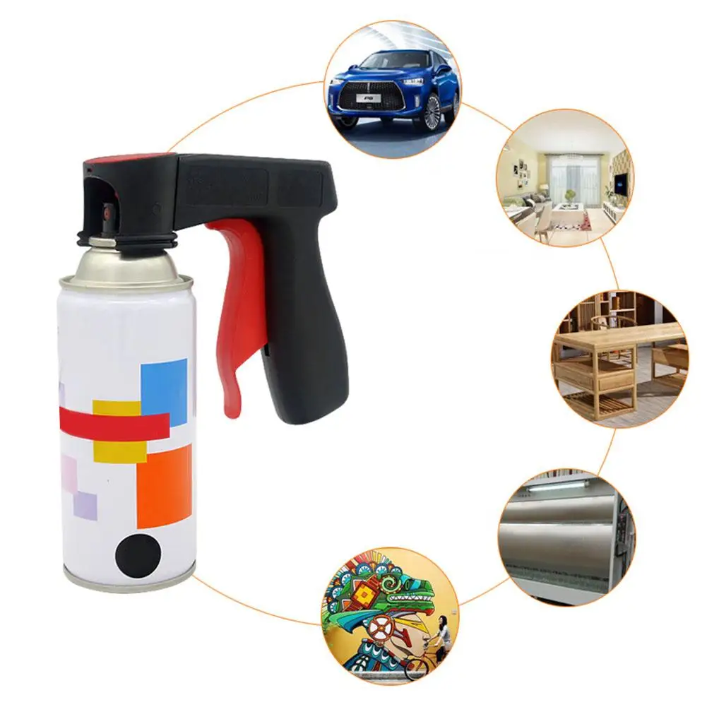 Cans Holder Lacquer Boxes Holder Aerosols Sprays Grip Universal Trigger Handle Spray Paint Can Handle Tool
Cans Holder Lacquer Boxes Holder Aerosols Sprays Grip Universal Trigger Handle Spray Paint Can Handle Tool