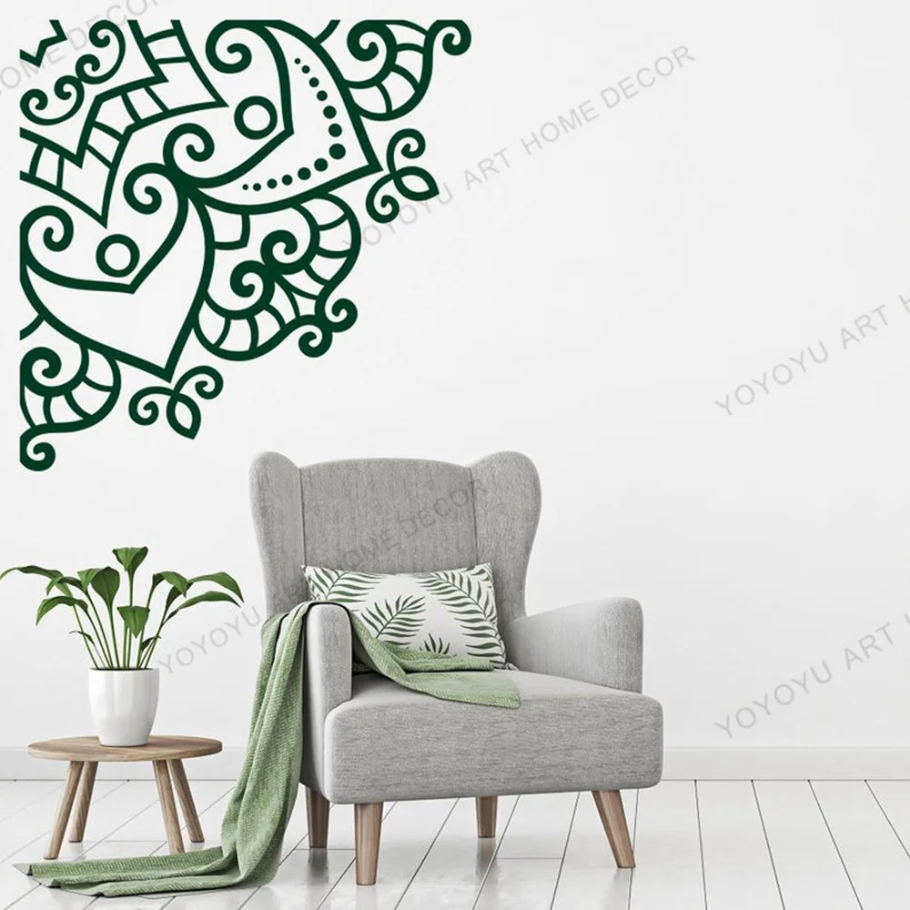 Beautiful Quarter Mandala Decal Corner Decor Mandala Ornament Wall Decal Spiritual Decor Interior Buddhism Wall Sticker rb510
Beautiful Quarter Mandala Decal Corner Decor Mandala Ornament Wall Decal Spiritual Decor Interior Buddhism Wall Sticker rb510