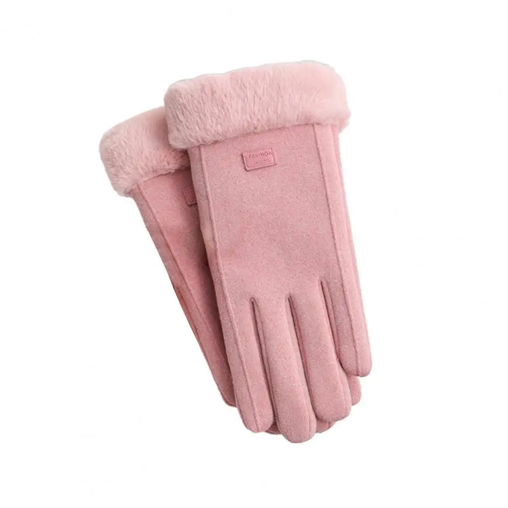 1 Pair Women Gloves Vintage Windproof Touch Screen Coral Fleece Autumn Winter Full Finger Gloves Skiing Mitten Cycling
1 Pair Women Gloves Vintage Windproof Touch Screen Coral Fleece Autumn Winter Full Finger Gloves Skiing Mitten Cycling