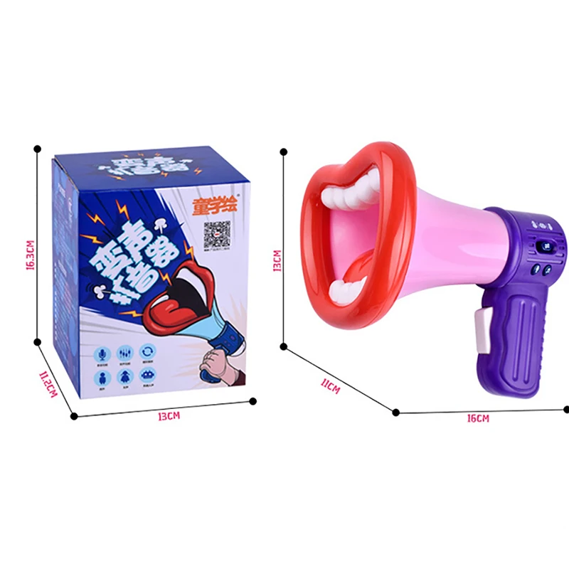 Novelty Toys Big Lip Megaphone Loudspeaker Multi Voice Changer Creative Funny Voice-changing Toys Voice Modifiers for Kids Gift
Novelty Toys Big Lip Megaphone Loudspeaker Multi Voice Changer Creative Funny Voice-changing Toys Voice Modifiers for Kids Gift
