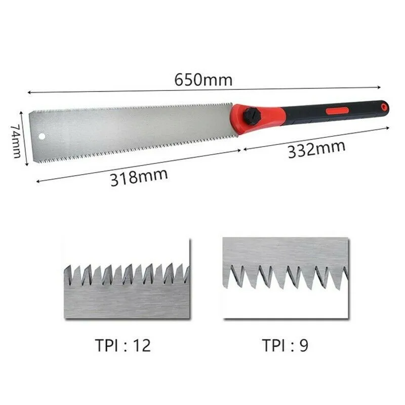 Hand Saw Blade SK5 Japanese Saw 3-edge Teeth 65 HRC Wood Cutter Three Times As Fast Effect For High Precision Tenon Cutting
Hand Saw Blade SK5 Japanese Saw 3-edge Teeth 65 HRC Wood Cutter Three Times As Fast Effect For High Precision Tenon Cutting