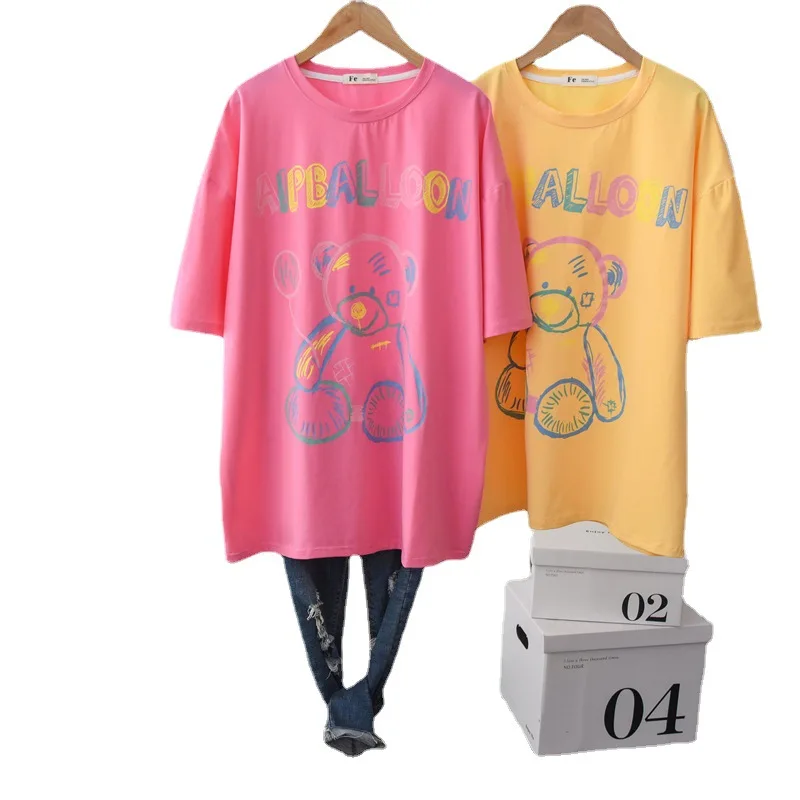 Cartoon Design Women's Half Sleeve T-shirt 2021 Summer Large Size Top Short Sleeve Harajuku graphic tee
Cartoon Design Women's Half Sleeve T-shirt 2021 Summer Large Size Top Short Sleeve Harajuku graphic tee