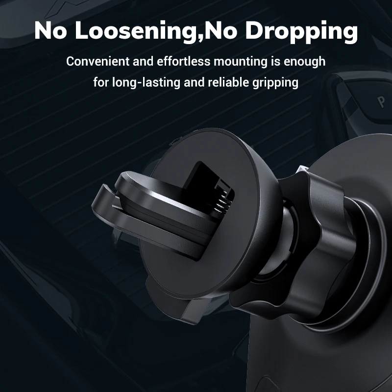 TOPK D17 алюминиевый сплав Gravity Air Vent Автомобильный держатель телефона для iPhone 11 Pro Xs