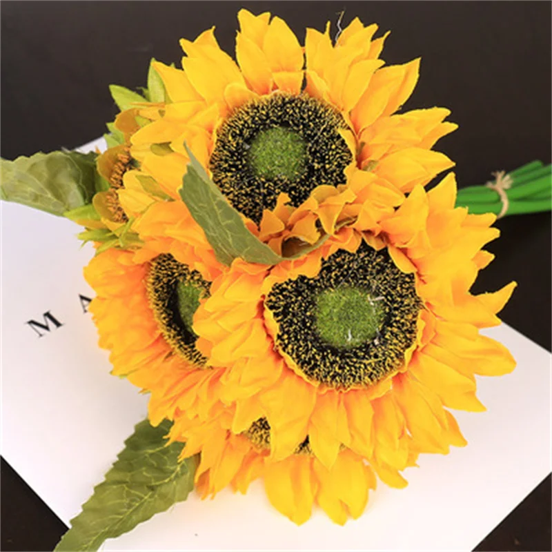 Artificial Flower Sunflower Sunflower Wedding Home Small Bouquet of Artificial Flowers Artificial Flower Bouquet In Stock
Artificial Flower Sunflower Sunflower Wedding Home Small Bouquet of Artificial Flowers Artificial Flower Bouquet In Stock