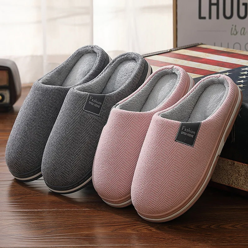 Women Slippers Winter Warm House Home Soft Non-Slip Slippers Men Plush Shoes Thick-Soled Warm Plush Slippers Bedroom Fur Slides
Women Slippers Winter Warm House Home Soft Non-Slip Slippers Men Plush Shoes Thick-Soled Warm Plush Slippers Bedroom Fur Slides