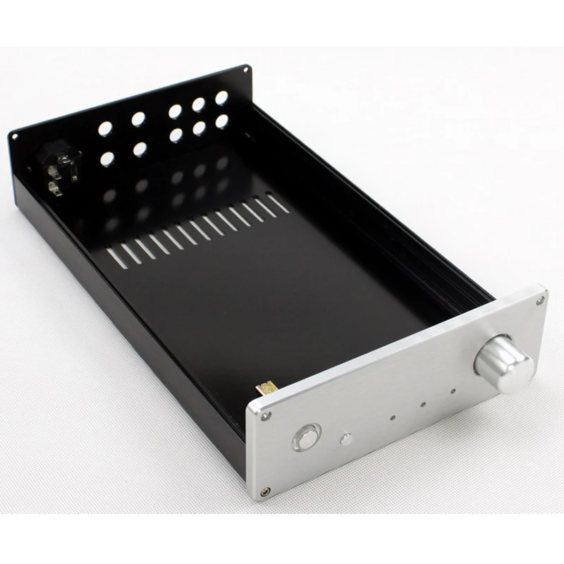 Kaolanhon 310*190*65MM WA65 all-aluminum power amplifier chassis diy box drawing power amplifier box shell black silver
Kaolanhon 310*190*65MM WA65 all-aluminum power amplifier chassis diy box drawing power amplifier box shell black silver
