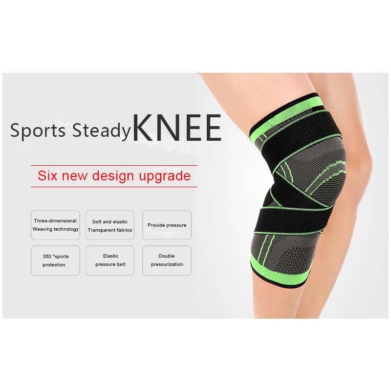 1PC knee support Fitness Running Knee Pads Braces Elastic Nylon Bandage Pressurized Knee Protector Volleyball Sports Kneepad
1PC knee support Fitness Running Knee Pads Braces Elastic Nylon Bandage Pressurized Knee Protector Volleyball Sports Kneepad