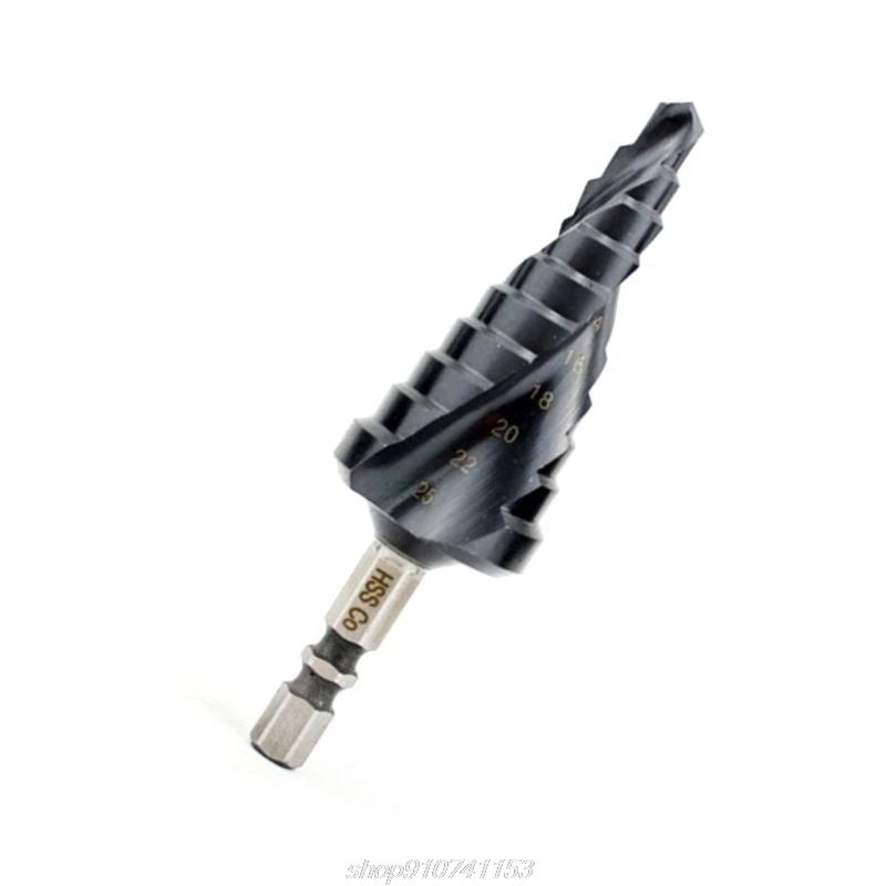 6-25mm HSS Nitrogen Coated M35 Cobalt Step Drill Bit High Speed Steel Spiral Cutter Tool J26 21 Dropshipping
6-25mm HSS Nitrogen Coated M35 Cobalt Step Drill Bit High Speed Steel Spiral Cutter Tool J26 21 Dropshipping