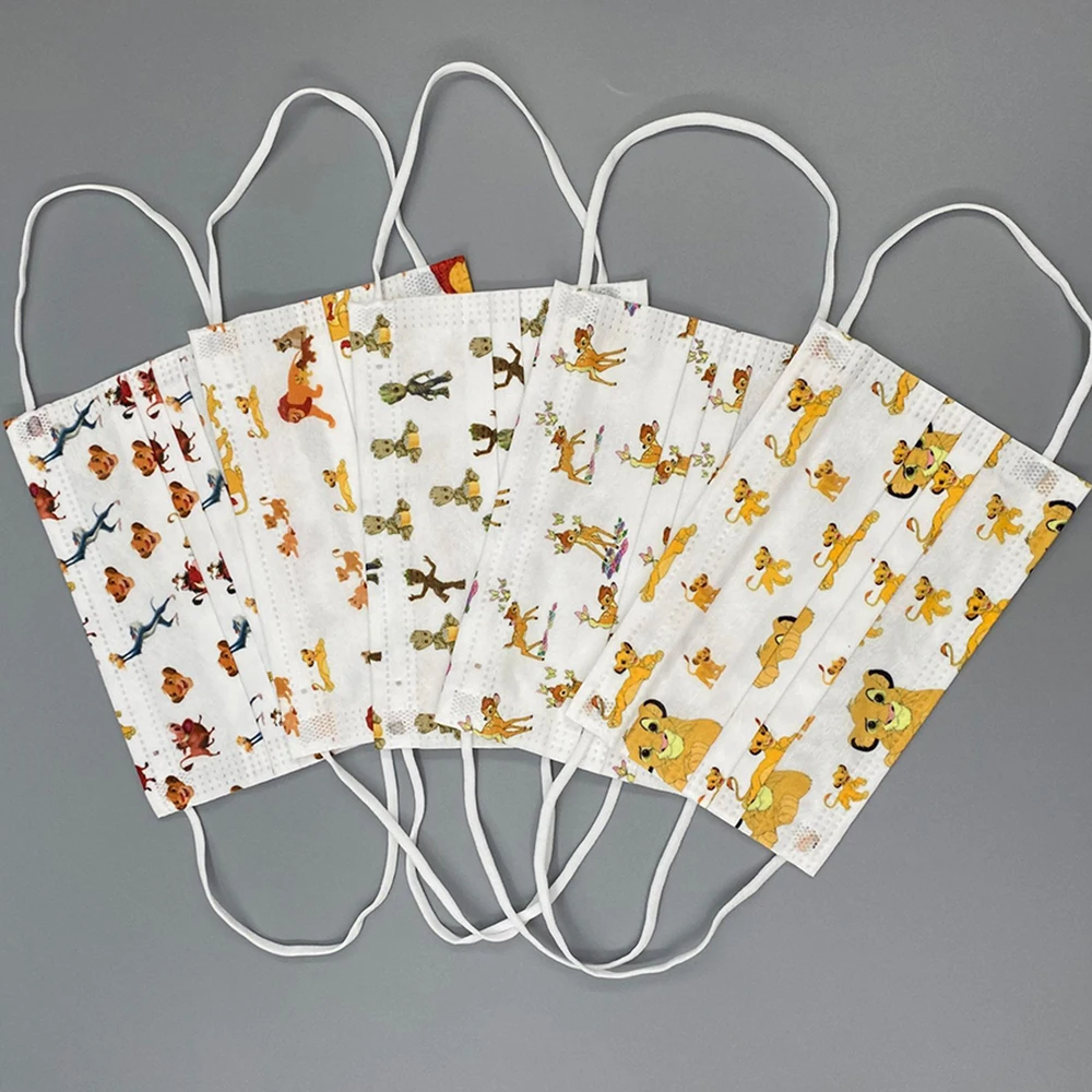 100Pcs Child Mascarillas Ninos Disney Tree Man Groot Cartoon Lion Anime Print Face Masks Kids 3-Layer Protective Breathable Mask
100Pcs Child Mascarillas Ninos Disney Tree Man Groot Cartoon Lion Anime Print Face Masks Kids 3-Layer Protective Breathable Mask