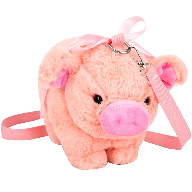 New Korean Version of Pink Pig Plush Doll New Cute Pig Plush Backpack Ins Super Fire Student Shoulder Messenger Bag
New Korean Version of Pink Pig Plush Doll New Cute Pig Plush Backpack Ins Super Fire Student Shoulder Messenger Bag