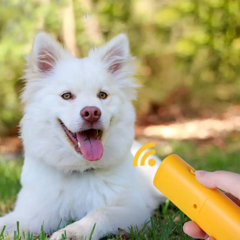 LED Ultrasonic Dog Repellent Anti Barking 3 in 1 Stop Handheld Dog Training Device Dog Trainer with Warning Sound Dog Trainings
LED Ultrasonic Dog Repellent Anti Barking 3 in 1 Stop Handheld Dog Training Device Dog Trainer with Warning Sound Dog Trainings