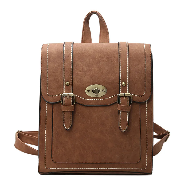 High Quality Black Pu Leather Backpacks For Teenage Girls Shoulder Bag Bagpack Vintage School bags for women Backpacks mochila
High Quality Black Pu Leather Backpacks For Teenage Girls Shoulder Bag Bagpack Vintage School bags for women Backpacks mochila