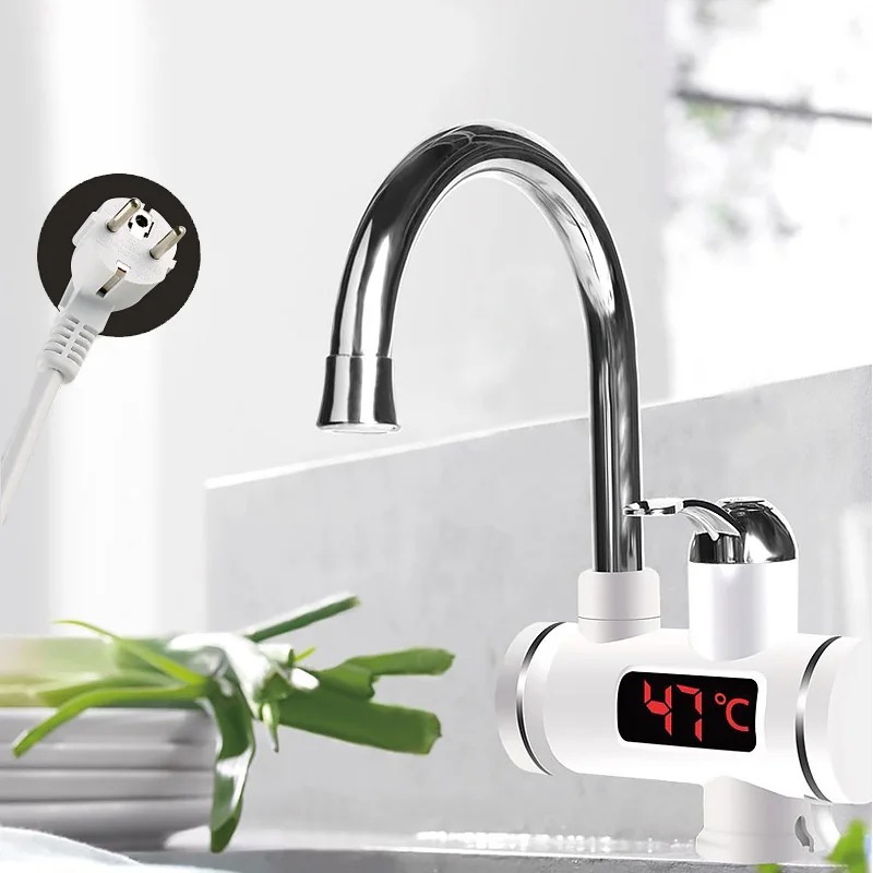 C3-Electric Kitchen Water Heater Tap Temperature Display Instant Hot Faucet Water Heaters Tankless Water Heating EU Plug
C3-Electric Kitchen Water Heater Tap Temperature Display Instant Hot Faucet Water Heaters Tankless Water Heating EU Plug