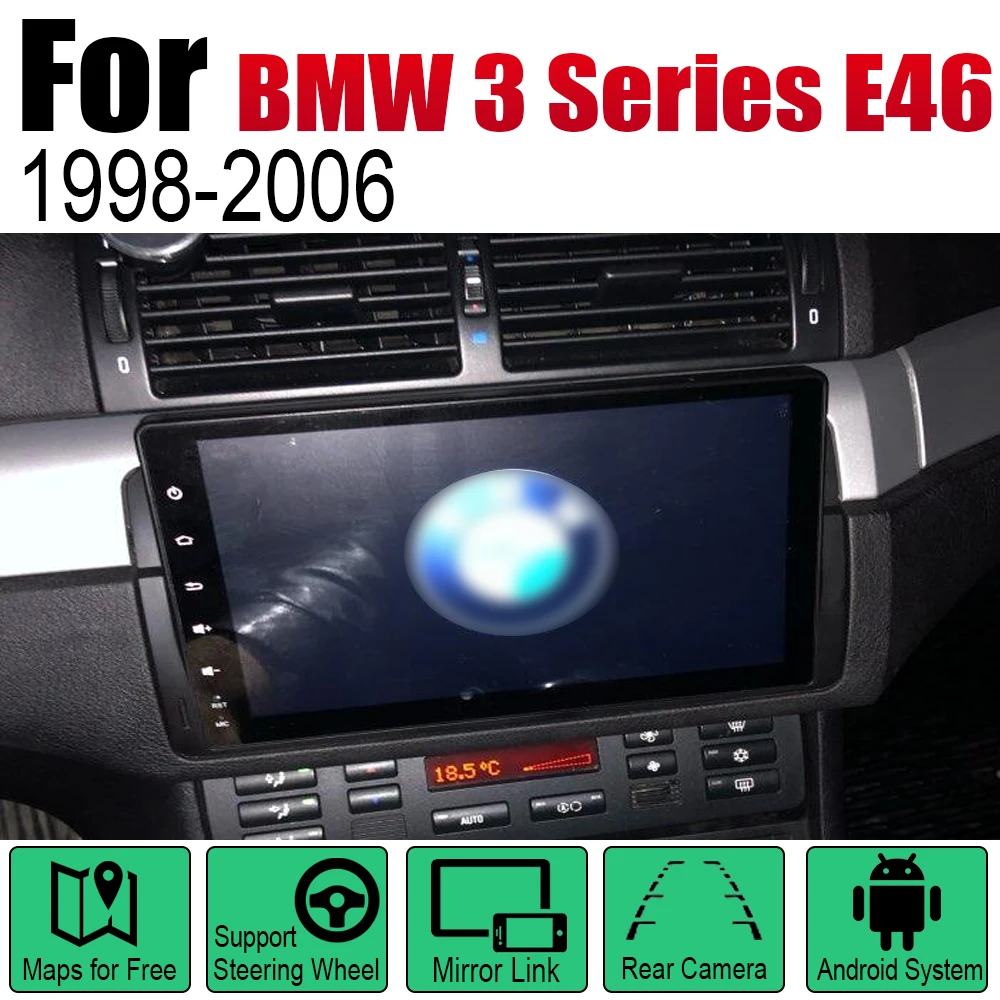 Автомобильный DVD GPS навигатор на Android для BMW 3 серии E46 1998 ~ 2006 плеер с навигацией Wi Fi