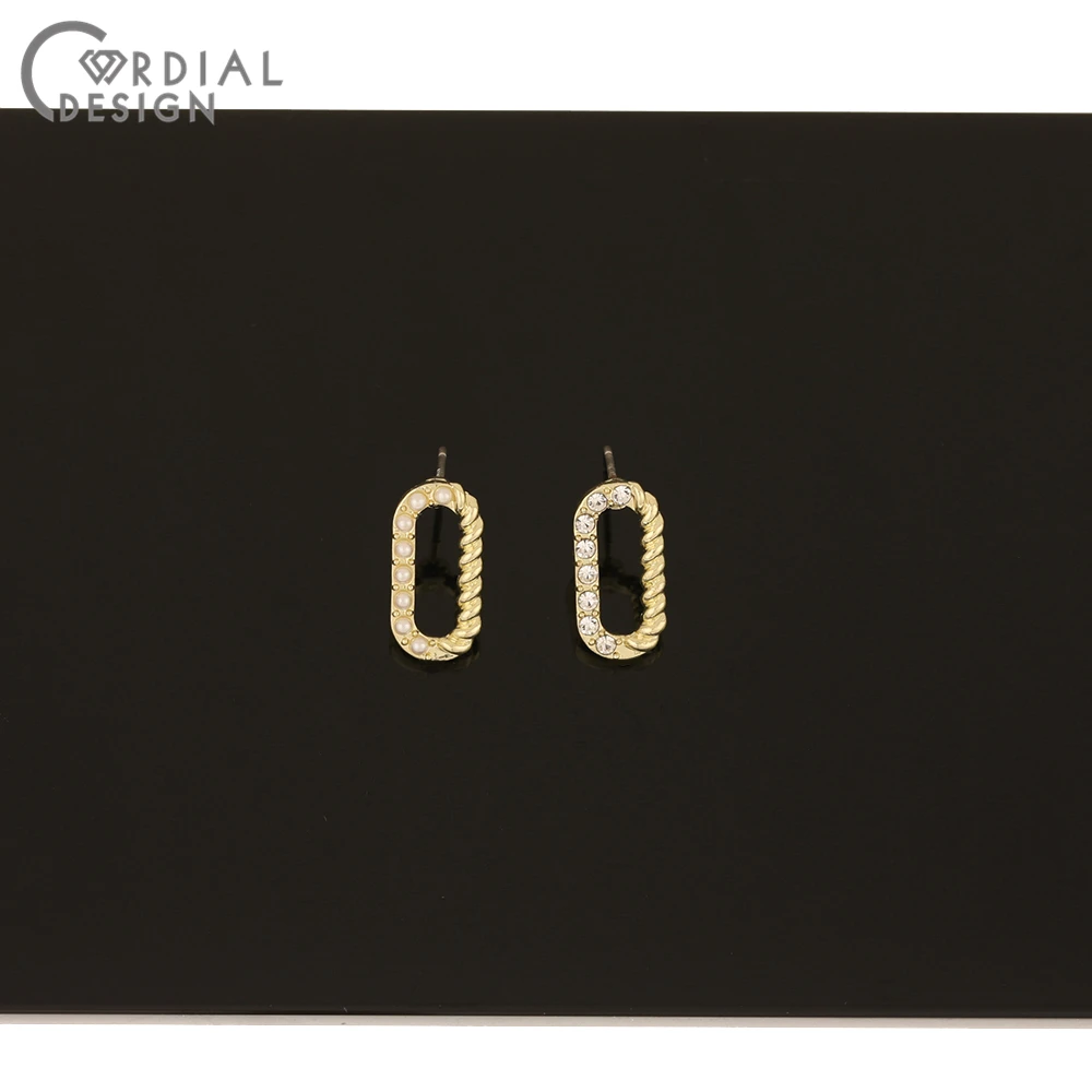 Cordial Design 100Pcs 8*16MM Earrings Accessories/Oval Shape/Jewelry Findings Components/Rhinestone Earring Stud/Imitation Pearl 
Cordial Design 100Pcs 8*16MM Earrings Accessories/Oval Shape/Jewelry Findings Components/Rhinestone Earring Stud/Imitation Pearl