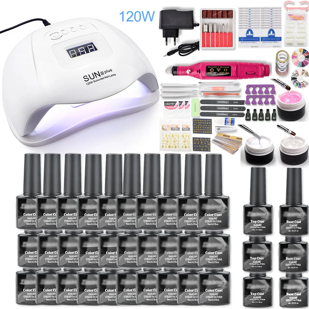 Nail Set UV LED Lamp Dryer With Nail Gel Polish Kit Building Jelly Gel Polish Enhancement Manicure Set
Nail Set UV LED Lamp Dryer With Nail Gel Polish Kit Building Jelly Gel Polish Enhancement Manicure Set