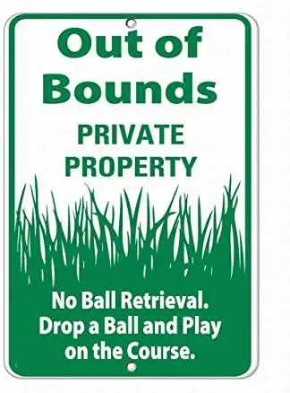 Notice Warning Sign Decor 8X12 Aluminum Metal Signs Out of Bounds Private Property No Ball Retrieval Safety Sign Novelty Signs
Notice Warning Sign Decor 8X12 Aluminum Metal Signs Out of Bounds Private Property No Ball Retrieval Safety Sign Novelty Signs