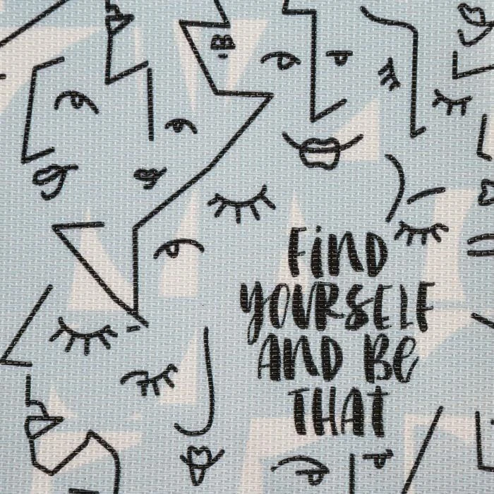 Салфетка на стол &quotFind yourself" ПВХ 40х29 см 5387110 | Дом и сад