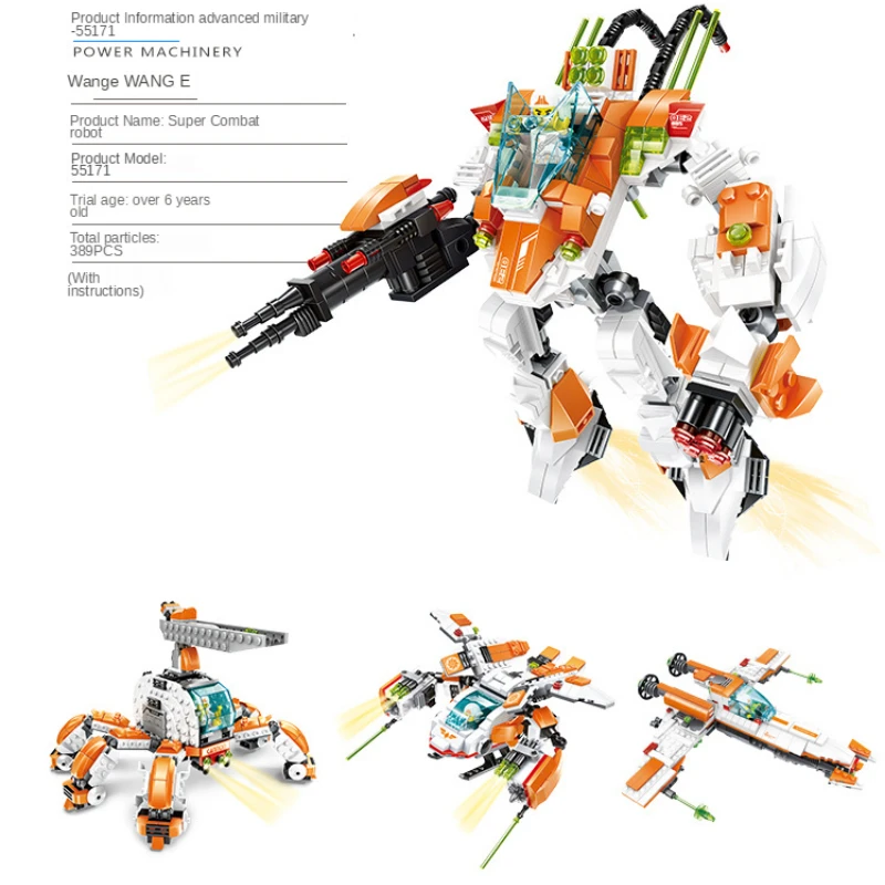 Child Assemble Composition Small Building Blocks Military Series Boy Fighting Transformers Robot Christmas Birthday Present
Child Assemble Composition Small Building Blocks Military Series Boy Fighting Transformers Robot Christmas Birthday Present