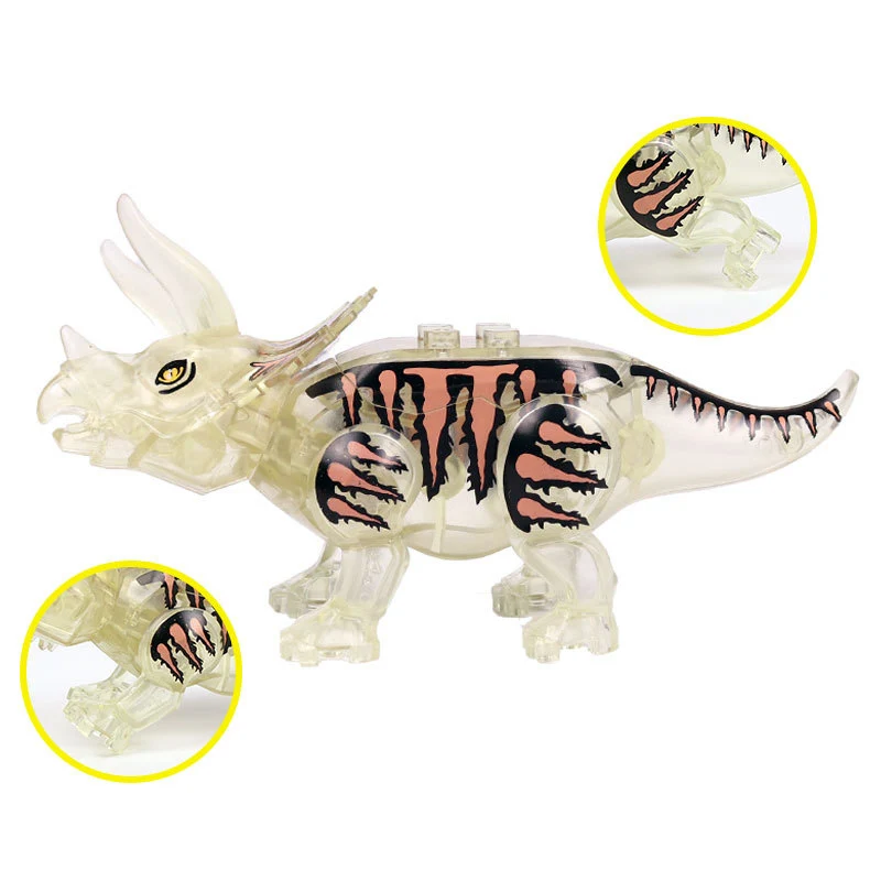 6pcs/Set Crystal Dinosaur Action Figures Building Blocks Jurassic Tyrannosaurus Pterodactyl Model Bricks Assembled Toys For Boys
6pcs/Set Crystal Dinosaur Action Figures Building Blocks Jurassic Tyrannosaurus Pterodactyl Model Bricks Assembled Toys For Boys