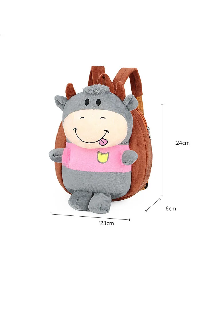 Children School Bags Kindergarten Backpack Cute Cartoon Cow Plush Baby Backpack Toddler Rucksack Kids Bags Bookbag 23*6*24cm
Children School Bags Kindergarten Backpack Cute Cartoon Cow Plush Baby Backpack Toddler Rucksack Kids Bags Bookbag 23*6*24cm