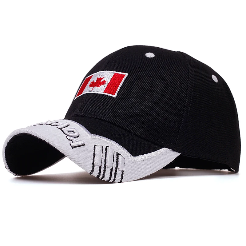 

New Fashion Cotton Men baseball cap letter Embroidered Canada Hip Hop Snapback Cap for Men Women Outdoor Hat summer sun dad hats