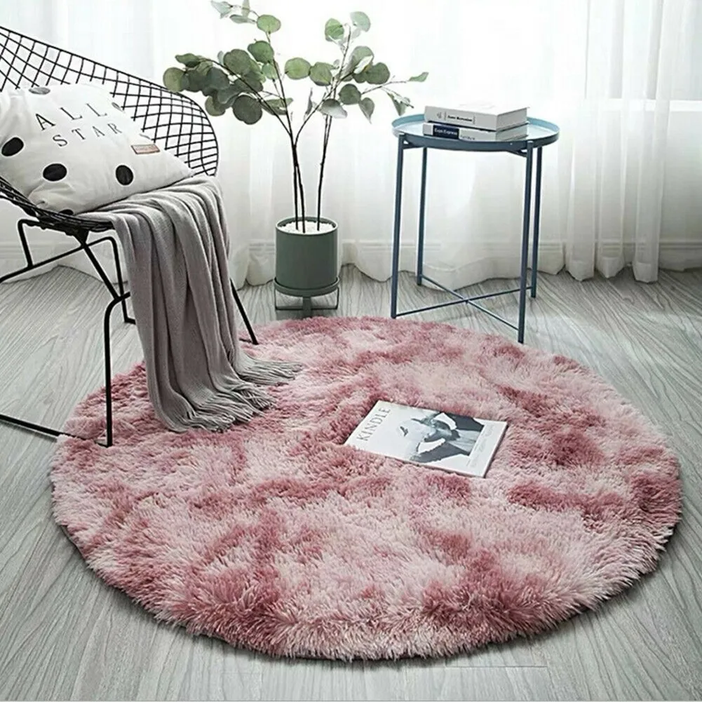 1pc Soft Round Shaggy Rug Living Room Bedroom Carpet Floor Fluffy Mat Anti-Skid Circle Floor Door Cushion Mat Rug
1pc Soft Round Shaggy Rug Living Room Bedroom Carpet Floor Fluffy Mat Anti-Skid Circle Floor Door Cushion Mat Rug