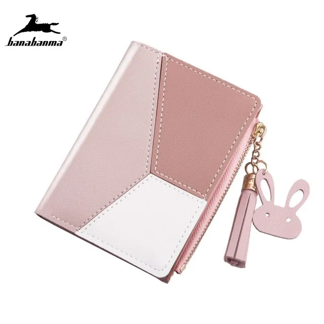 Wallet Short Women's patchwark Coin Purse carteira feminina For Card Holder Small Wallet Female zipper Hasp Mini Clutch 2020
Wallet Short Women's patchwark Coin Purse carteira feminina For Card Holder Small Wallet Female zipper Hasp Mini Clutch 2020