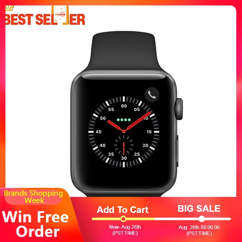 Apple iwatch 1 поколения умные часы 8GB Bluetooth 4 2 38/42 мм кольцо ремни Смарт Носимых