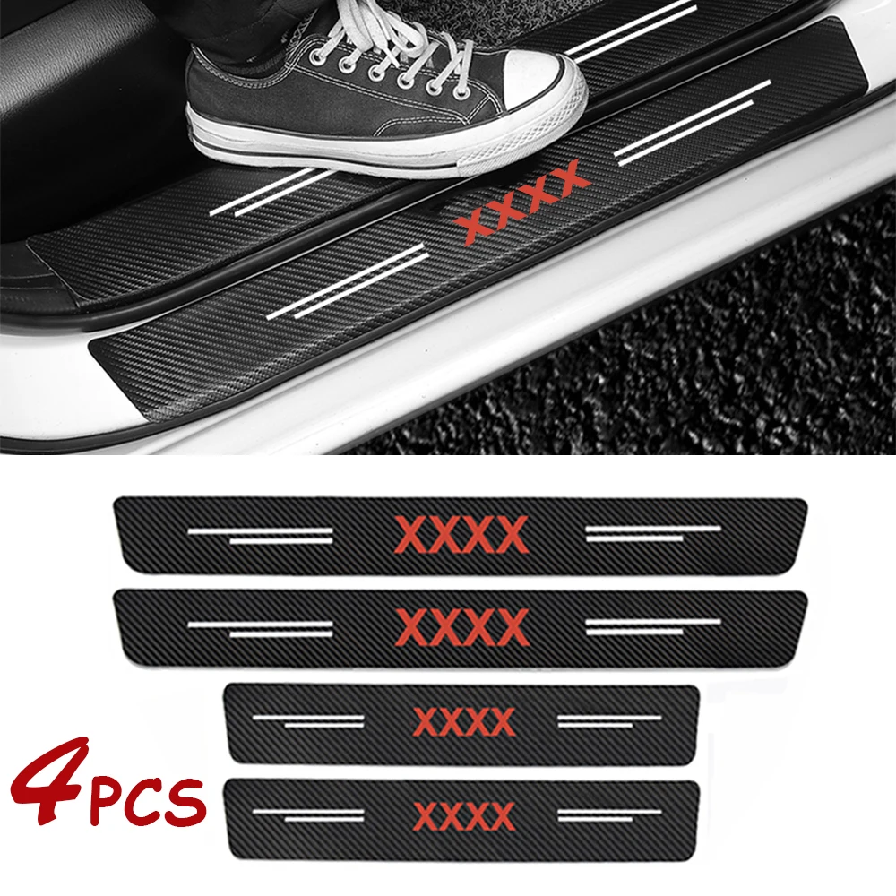 4x Car Styling 3D Carbon Fiber Threshold Sticker Decals Accessories For Jeep Cherokee Compass Patriot Renegade Rubicon Wrangler 
4x Car Styling 3D Carbon Fiber Threshold Sticker Decals Accessories For Jeep Cherokee Compass Patriot Renegade Rubicon Wrangler