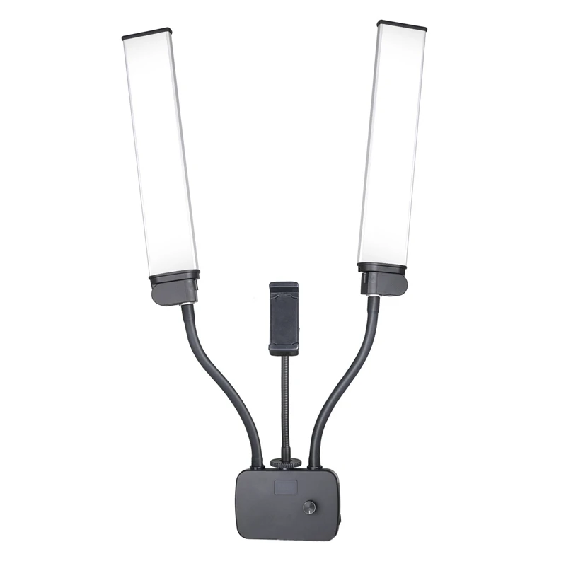 Double-Arm Fill Light Live Selfie and Beauty LED Double Tube Light for YouTube Photography and Video (US Plug)
Double-Arm Fill Light Live Selfie and Beauty LED Double Tube Light for YouTube Photography and Video (US Plug)