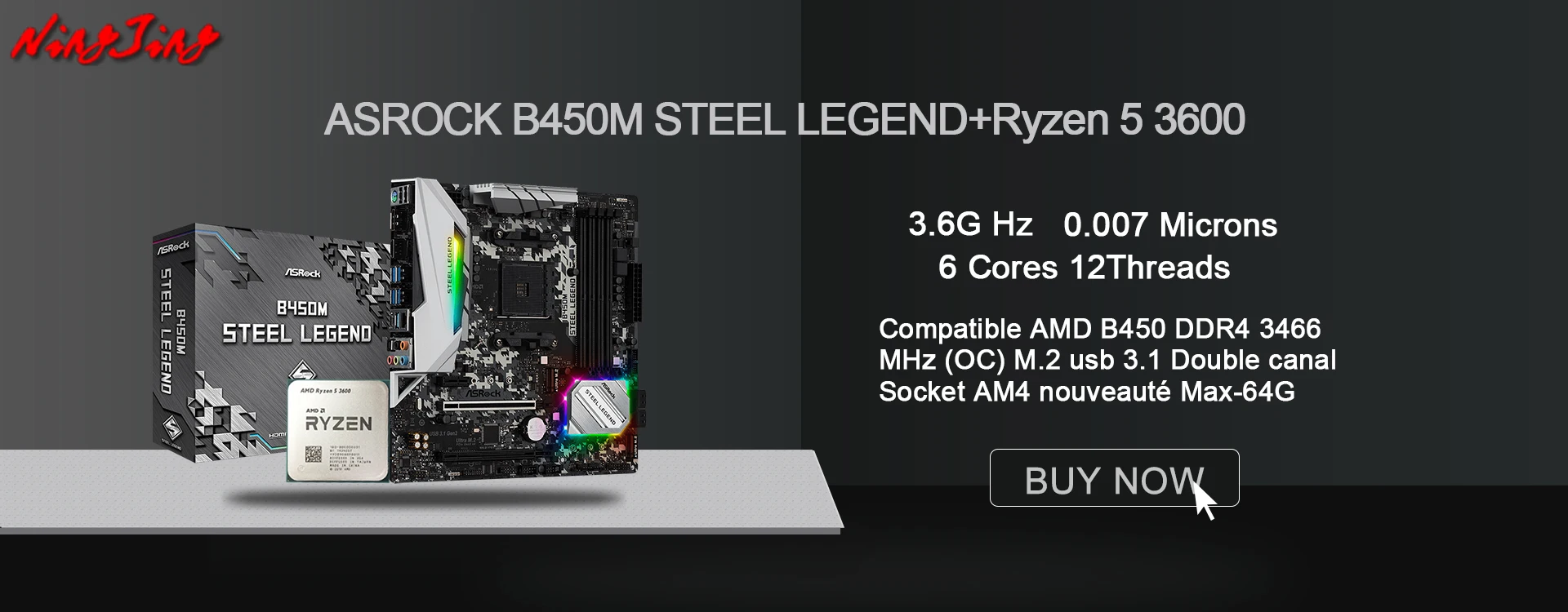 AMD Ryzen 5 3600 R5 3600 3.6 GHz Six-Core Twelve-Thread CPU Processor 7NM 65W L3=32M 100-000000031 Socket AM4
AMD Ryzen 5 3600 R5 3600 3.6 GHz Six-Core Twelve-Thread CPU Processor 7NM 65W L3=32M 100-000000031 Socket AM4