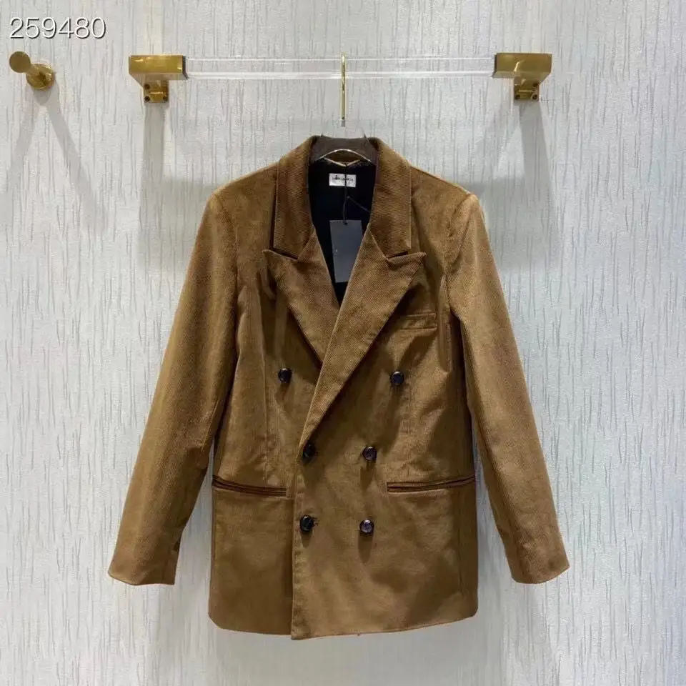 Fyion Fashion Women Blazer Jackets 2022 Spring Runway Luxury European Design Double Breasted Party Style Women Coat
Fyion Fashion Women Blazer Jackets 2022 Spring Runway Luxury European Design Double Breasted Party Style Women Coat