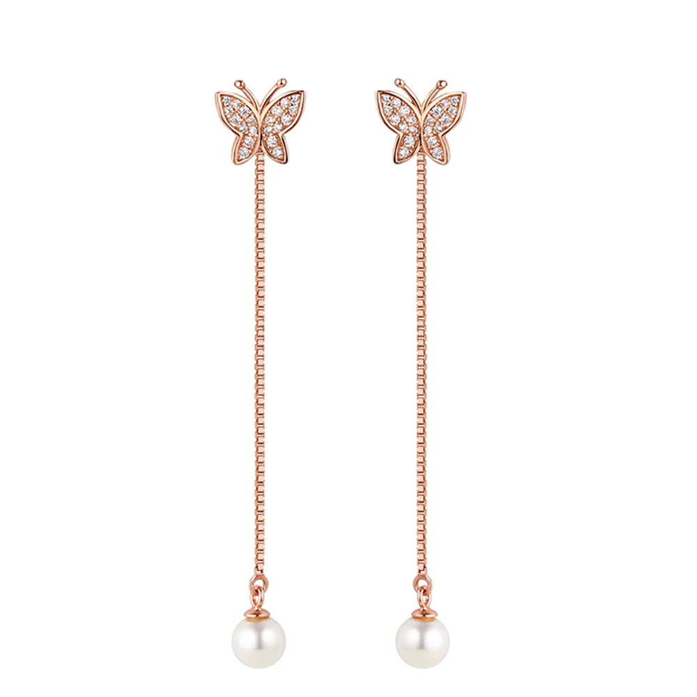 Earrings 2021 Trend Girl Gift Cute Pearl Earrings Special Champagne Butterfly shape stud
Earrings 2021 Trend Girl Gift Cute Pearl Earrings Special Champagne Butterfly shape stud