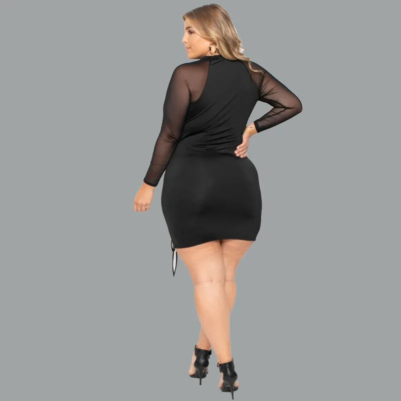 Chifirena Plus Size Black Transparent Women Set Long Sleeve Mesh Suits Holds Drawstring 2 Piece Sets Female Elegant Woman Outfit
Chifirena Plus Size Black Transparent Women Set Long Sleeve Mesh Suits Holds Drawstring 2 Piece Sets Female Elegant Woman Outfit