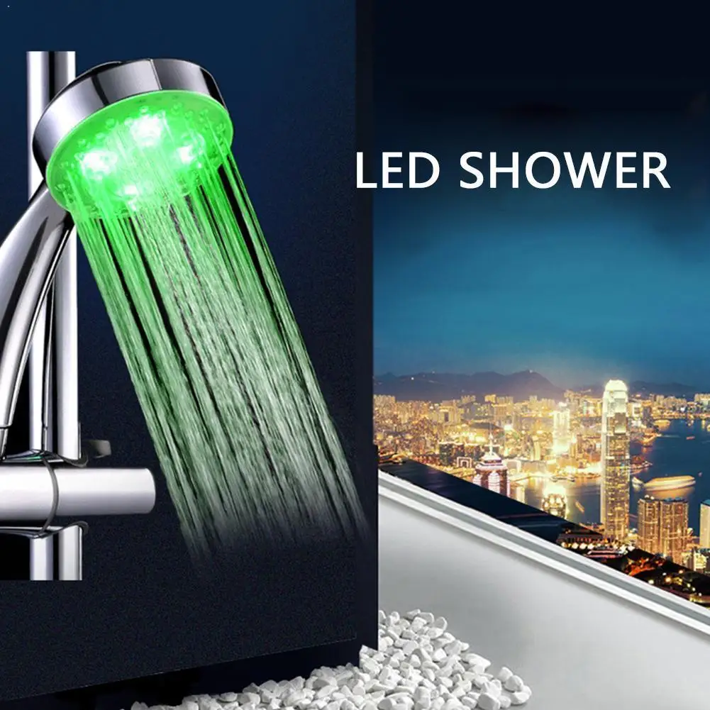 Led Shower Head Colorful Luminous Bathroom Shower Head Control Shower Temperature Household Creative Led Head S3Z7
Led Shower Head Colorful Luminous Bathroom Shower Head Control Shower Temperature Household Creative Led Head S3Z7