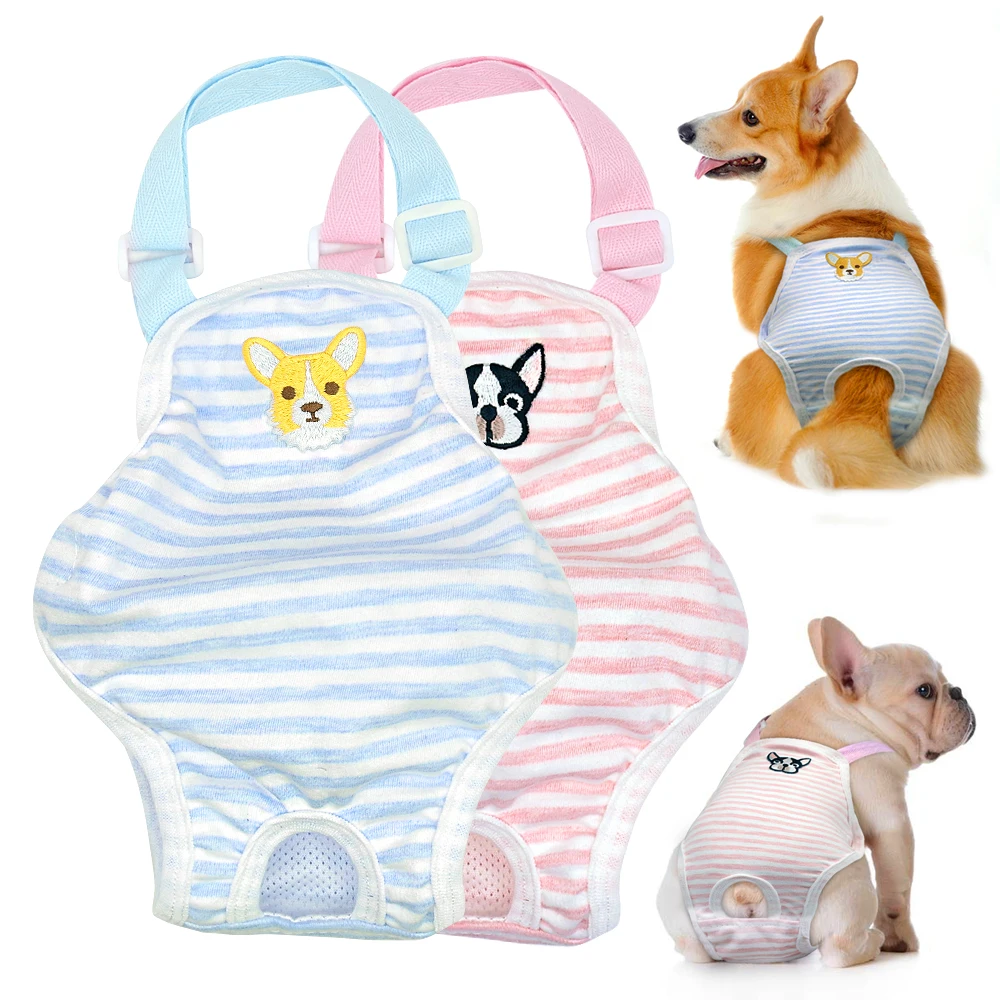 Cute Pet Physiological Pants Underwear Dog Clothes Cotton Puppy Dog Cat Diaper Strap Briefs Female Dog Sanitary Panties Shorts
Cute Pet Physiological Pants Underwear Dog Clothes Cotton Puppy Dog Cat Diaper Strap Briefs Female Dog Sanitary Panties Shorts