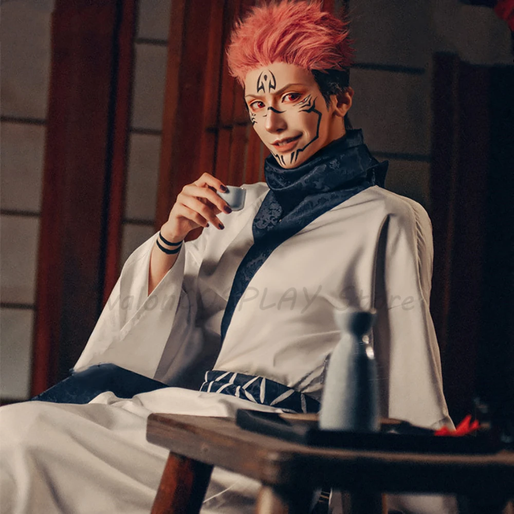 Anime Jujutsu Kaisen Ryomen Sukuna Cosplay Halloween Anime Carnival Customized Clothing Wigs And Sticker Accessories
Anime Jujutsu Kaisen Ryomen Sukuna Cosplay Halloween Anime Carnival Customized Clothing Wigs And Sticker Accessories