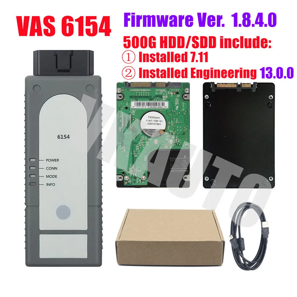 Диагностический сканер VAS6154 V7.11, Wi-Fi, полный чип 6154 V184, VAG, Инженерная техника установки жесткого диска/SSD, 13,0 для программирования
Диагностический сканер VAS6154 V7.11, Wi-Fi, полный чип 6154 V184, VAG, Инженерная техника установки жесткого диска/SSD, 13,0 для программирования
