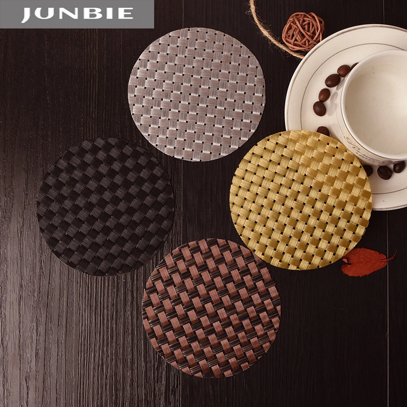 JUNBIE Nordic Round PVC Placemat Dining Table Mat Non-Slip Waterproof Heat Insulation Drink Coasters Mantel Individual Cup Pad
JUNBIE Nordic Round PVC Placemat Dining Table Mat Non-Slip Waterproof Heat Insulation Drink Coasters Mantel Individual Cup Pad