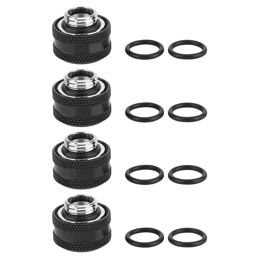 4 Pcs / Pack Water Cooling Compression Fitting for Rigid Acrylic Tube OD 16mm Black Water Cooling Fitting Water Cooling Fitting
4 Pcs / Pack Water Cooling Compression Fitting for Rigid Acrylic Tube OD 16mm Black Water Cooling Fitting Water Cooling Fitting